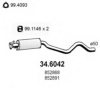 OPEL 852075 Middle Silencer